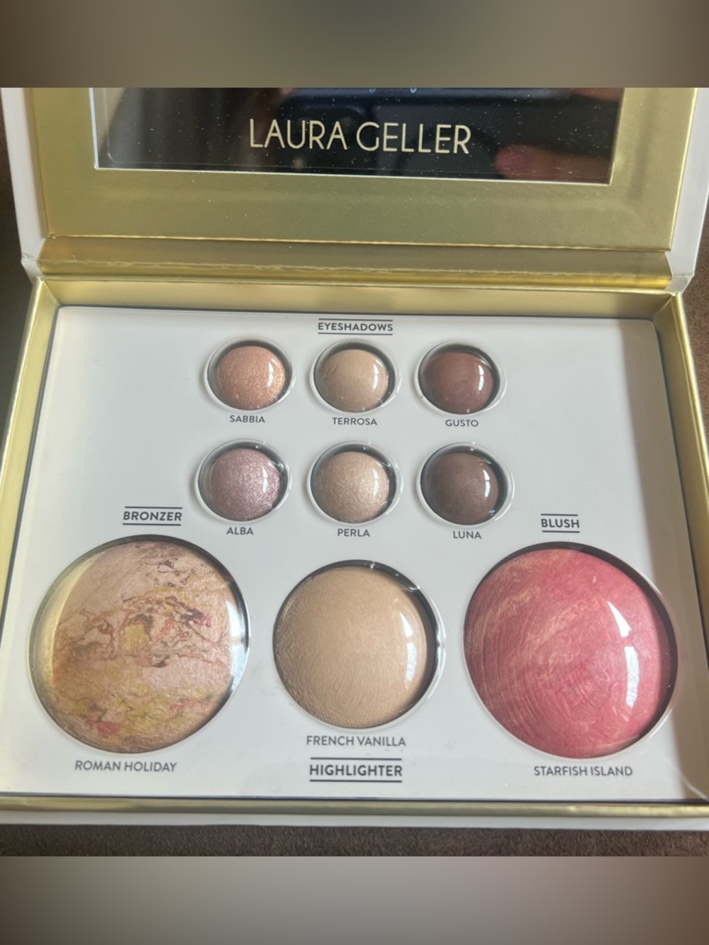 Laura Geller Tuscan Dreams Palette: Baked Eyeshadow, Bronzer, Blush & Highlight